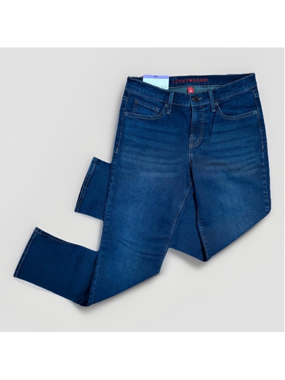 Lucky Brand Mid-Rise Straight-Leg Jeans - Size 4/27 ✨ NWT